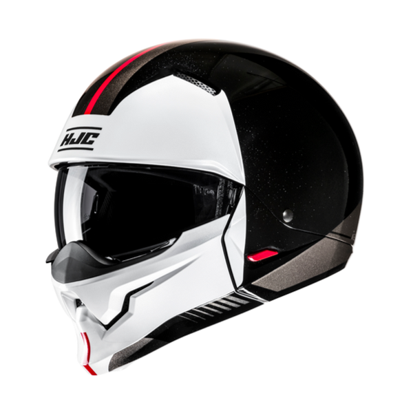HJC CASCO JET MODULARE i20N VENA ROSSO MC1
