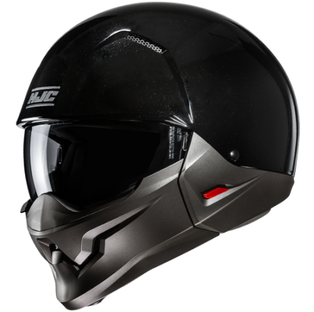 HJC CASCO JET MODULARE i20N NERO LUCIDO