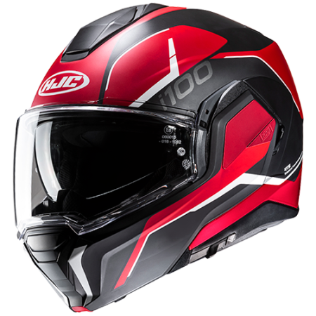 HJC CASCO JET MODULARE i20N LORIX ROSSO MC1SF