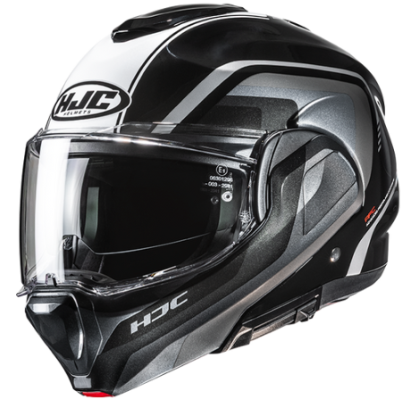 HJC CASCO MODULARE F100 REEF ROSSO BLU MC21
