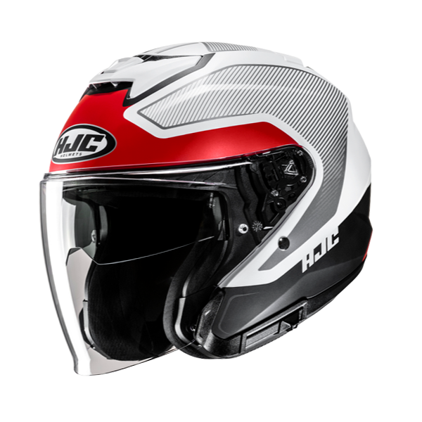 HJC CASCO JET i31 TEVIS ROSSO MC1SF
