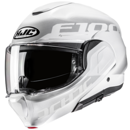 HJC CASCO MODULARE F100 HETAL BIANCO MC10
