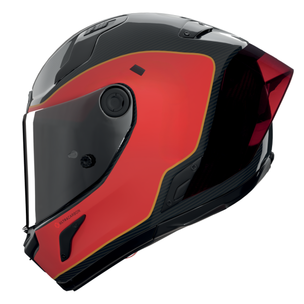NOLAN CASCO INTEGRALE FIBRA X-804 RS ASSO DI PICCHE ROSSO ORO 356