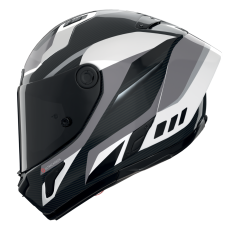 NOLAN CASCO INTEGRALE FIBRA X-804 RS LESMO BIANCO NERO ROSSO 363