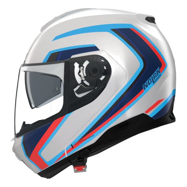 NOLAN CASCO MODULARE N100-6 RADIANTE BIANCO ROSSO BLU 358