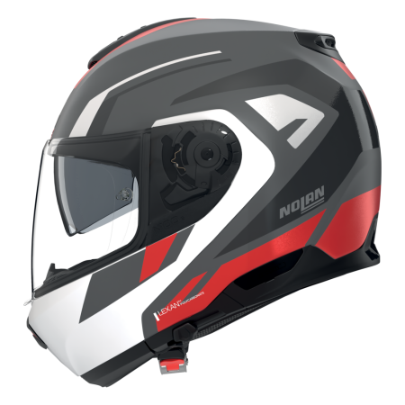 NOLAN CASCO MODULARE N100-6 CINETICO ROSSO BIANCO 361