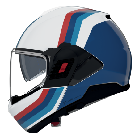 NOLAN CASCO MODULARE N120-1 LINEO BIANCO ROSSO AZZURRO 347