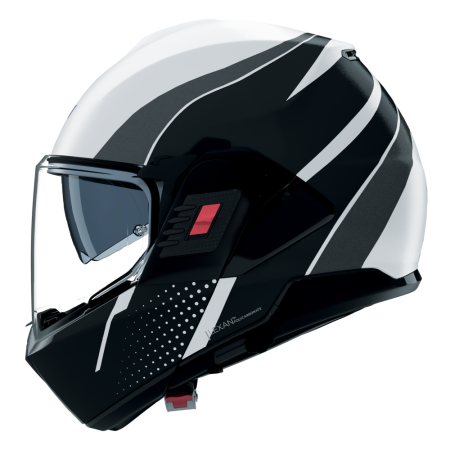 NOLAN CASCO MODULARE N120-1 FLUENTE BIANCO NERO 359