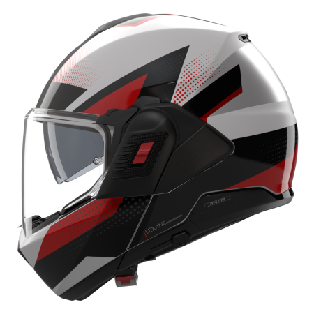 NOLAN CASCO MODULARE N120-1 CICLONE ROSSO BIANCO 363