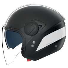 NOLAN CASCO JET N20-2 VISOR DOLCE VITA NERO BIANCO 347