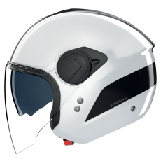NOLAN CASCO JET N20-2 VISOR DOLCE VITA BIANCO NERO 348