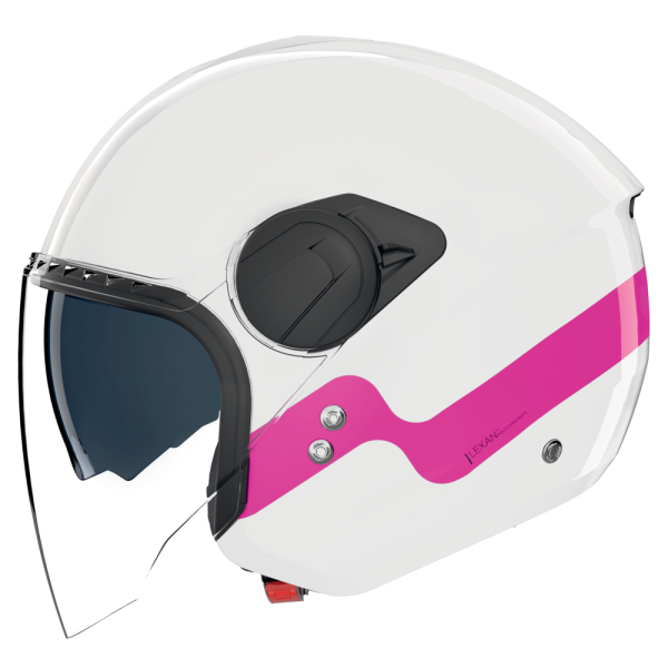 NOLAN CASCO JET N20-2 VISOR ZEFIRO BIANCO FUCSIA 342