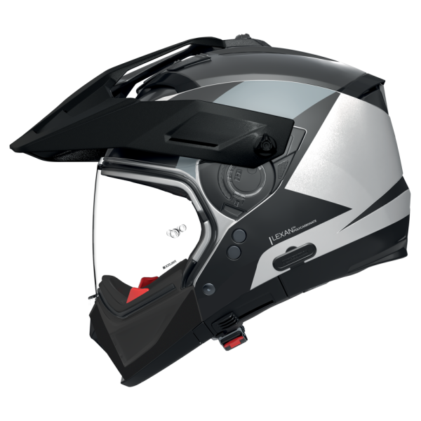 NOLAN CASCO INTEGRALE N70-2 X 06 TURBINE ARGENTO ROSSO 349