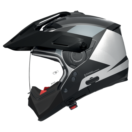 NOLAN CASCO INTEGRALE N70-2 X 06 TURBINE ARGENTO ROSSO 349