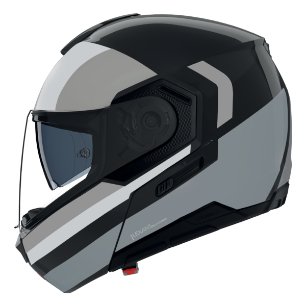 NOLAN CASCO MODULARE N90-3 06 ROBOTO NERO BIANCO GRIGIO 348