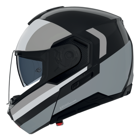 NOLAN CASCO MODULARE N90-3 06 ROBOTO NERO BIANCO GRIGIO 348