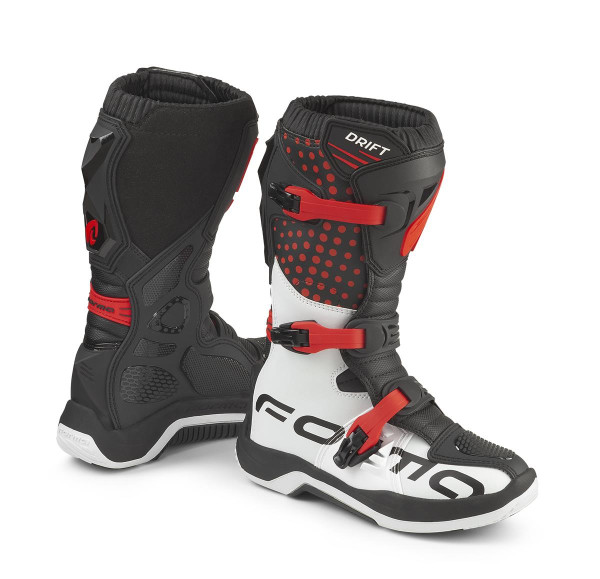 FORMA STIVALE  DRIFT BLACK/RED/WHITE