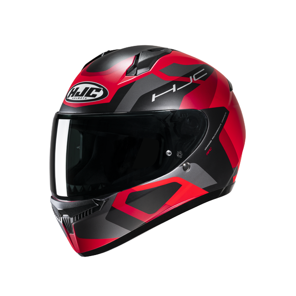 HJC CASCO INTEGRALE C10 TINS ROSSO NERO MC1SF