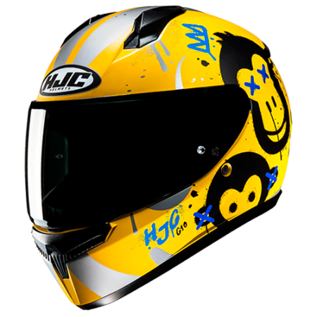 HJC CASCO INTEGRALE C10 GETI GIALLO MC2SF