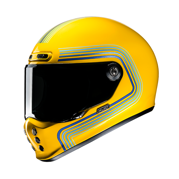 HJC CASCO INTEGRALE V10 FONI GIALLO MC3