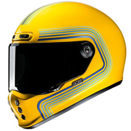 HJC CASCO INTEGRALE V10 FONI GIALLO MC3