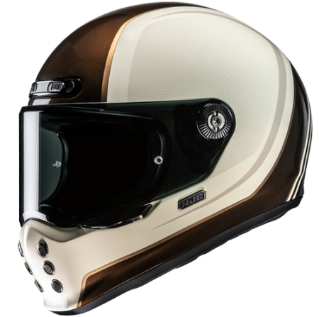 HJC CASCO INTEGRALE V10 HODU BIANCO ORO MC9