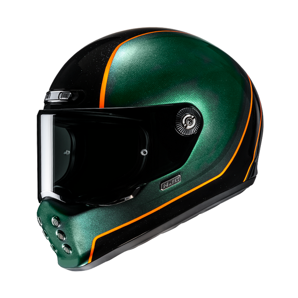 HJC CASCO INTEGRALE V10 HODU VERDE NERO MC47