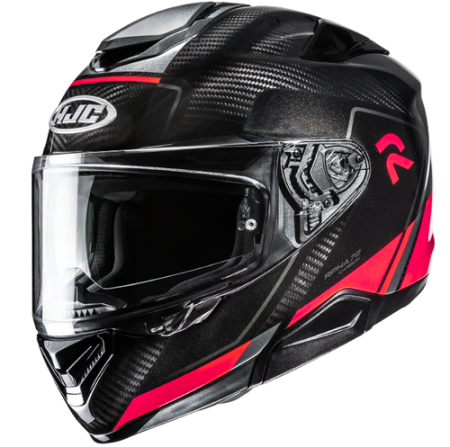 HJC CASCO INTEGRALE RPHA 72 CARBON FYNEX ROSSO MC1
