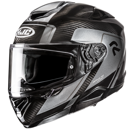HJC CASCO INTEGRALE RPHA 72 CARBON FYNEX GRIGIO MC5